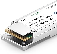 Vista 4 de QSFPTEK 100G QSFP28 Transceptor, 100gb LC Monomodo 100GBASE-LR4 Módulo Óptico para Arista Networks QSFP-100G-LR4 (LWDM, 6.2 mi, con DDM)