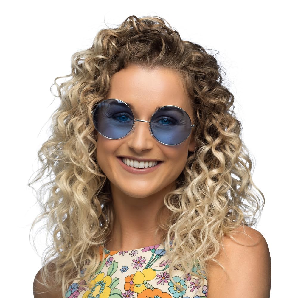 Boland - XL Hippie Party Glasses for Adults, Fun Glasses, Festival, Carnival, Fancy Dress, Theme Party