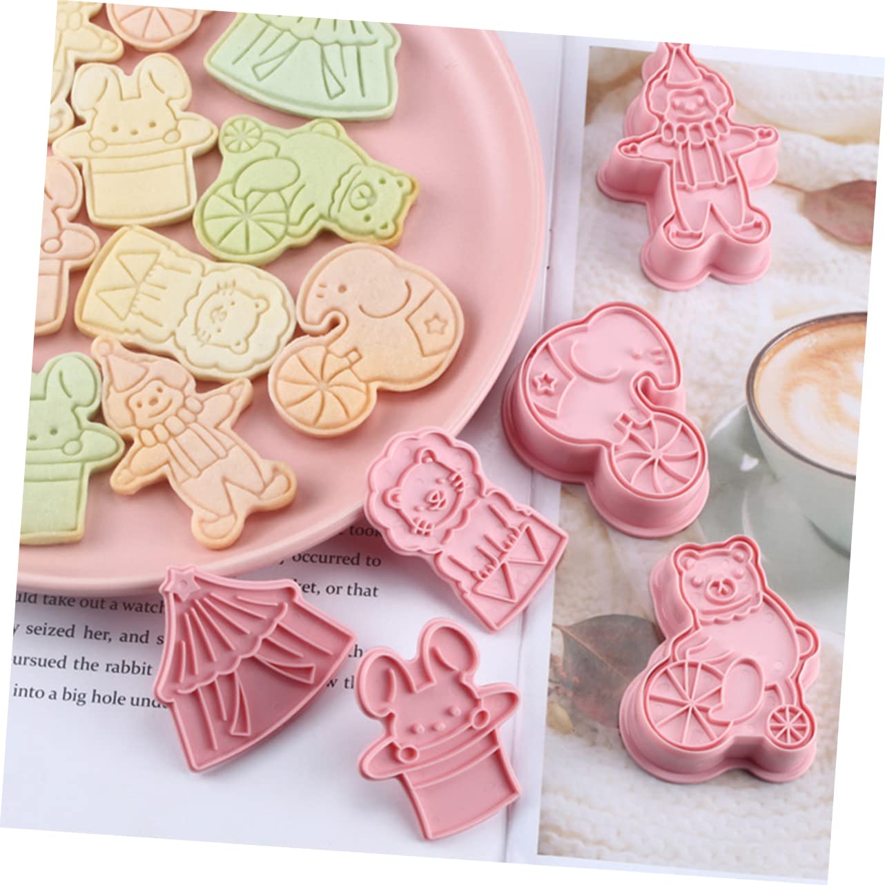 TOPBATHY 30pièces Emporte Plastique De Forme De Pour Biscuits Outils De Pâtisserie Amusants Pour Cookies Et Fondant