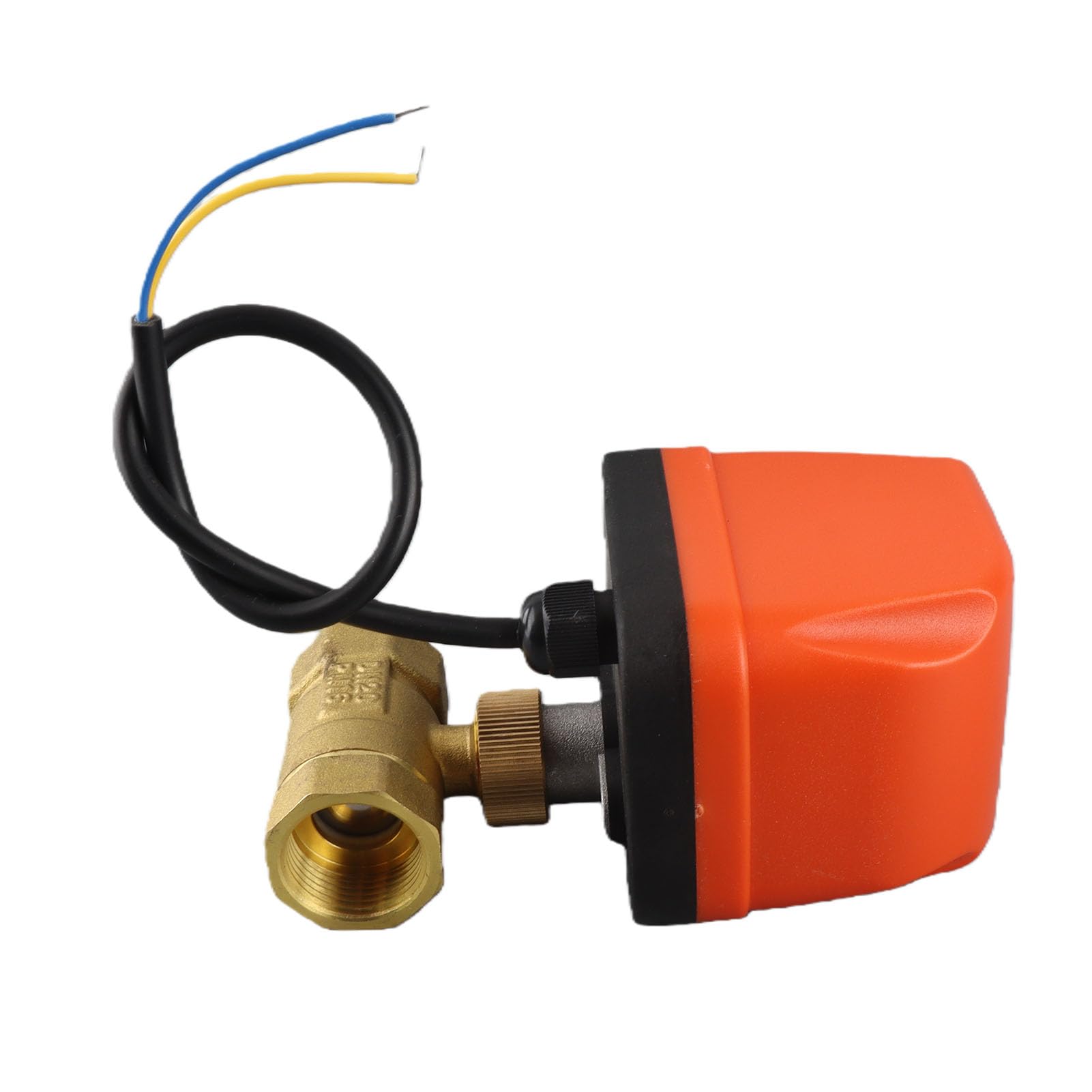 Válvula de bola eléctrica DN20 con motor síncrono de latón y ABS de 2 cables