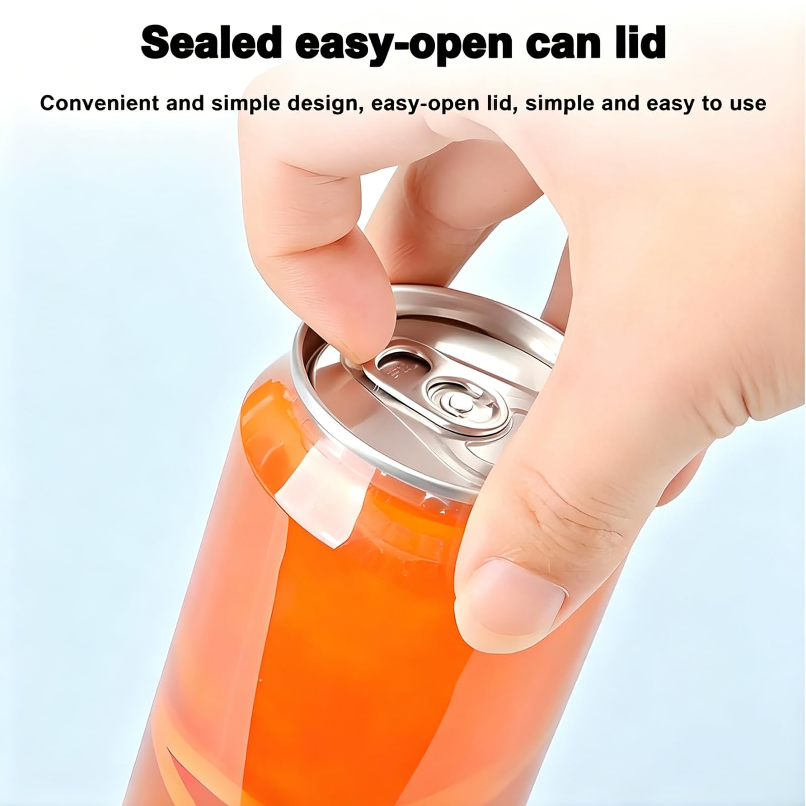 Confezione da 200 barattoli in plastica Pet Trasparente 330ml | Adatto per macchine sigillatrici di lattine e contenitori vuoti; ideale per bevande, succhi di frutta