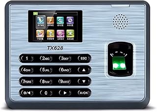 TRATOR Time CLock, Upunch Time Cards Time Clocks For Employees Small Business TX628 Fingerprint Time Clock Machine P2P Cloud Service Fingerprint Time Attendance