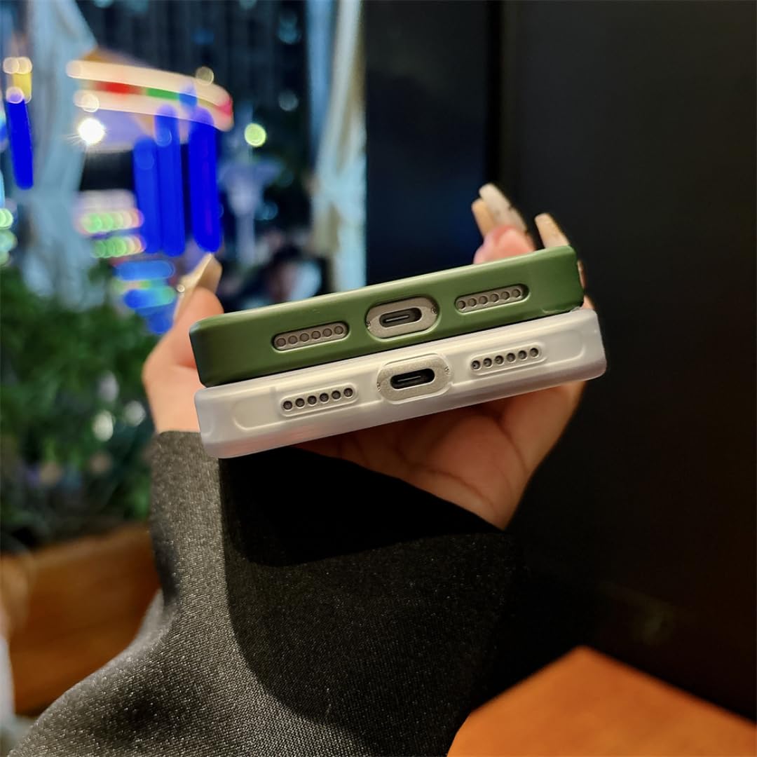Luksusowe etui z magnetycznym uchwytem i składaną podstawką do iPhone'a 16 Pro, odporne na wstrząsy, z tyłu (do iPhone'a 16 Pro, białe)