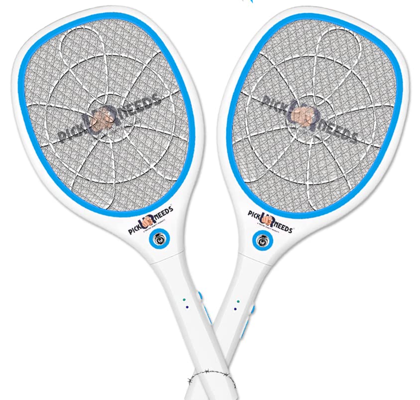 Pick Ur Needs High Range Mosquito Bat/Racket with Torch with Wire Charging (Blue Pack of 2) (B07QCGPMN6) Amazon Price History, Amazon Price Tracker
