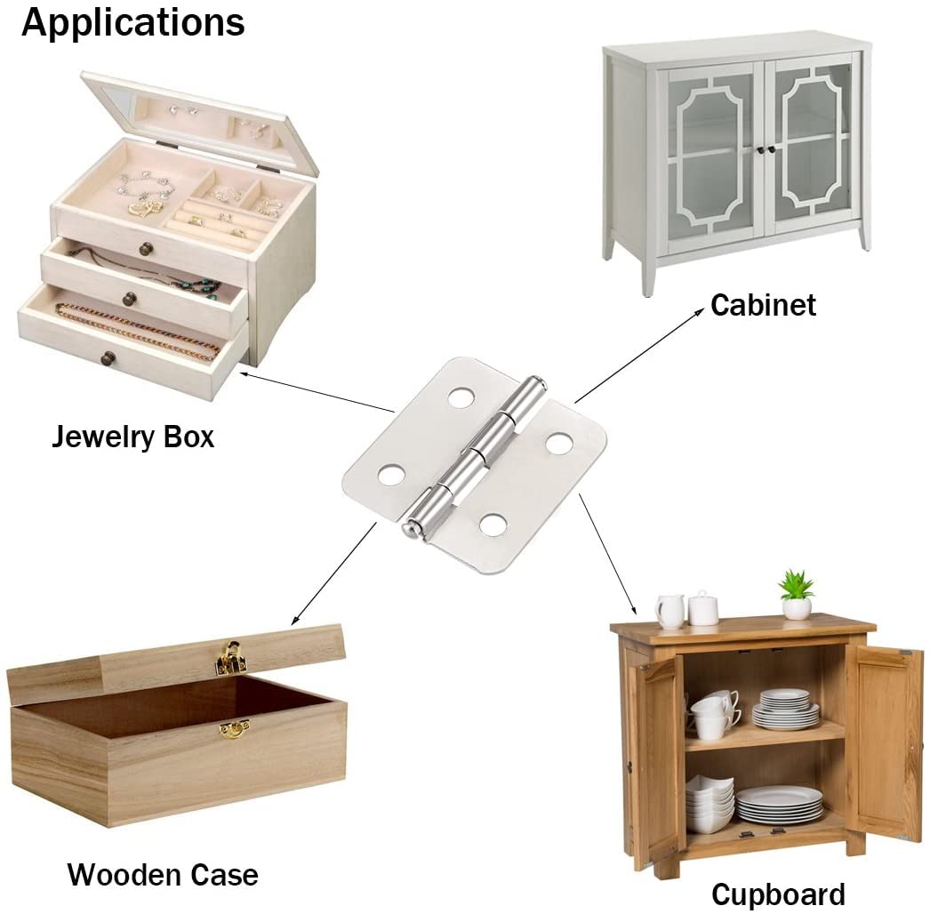 Amazon.co.jp: XYWHPGV 1.22インチヒンジシルバードアキャビネット