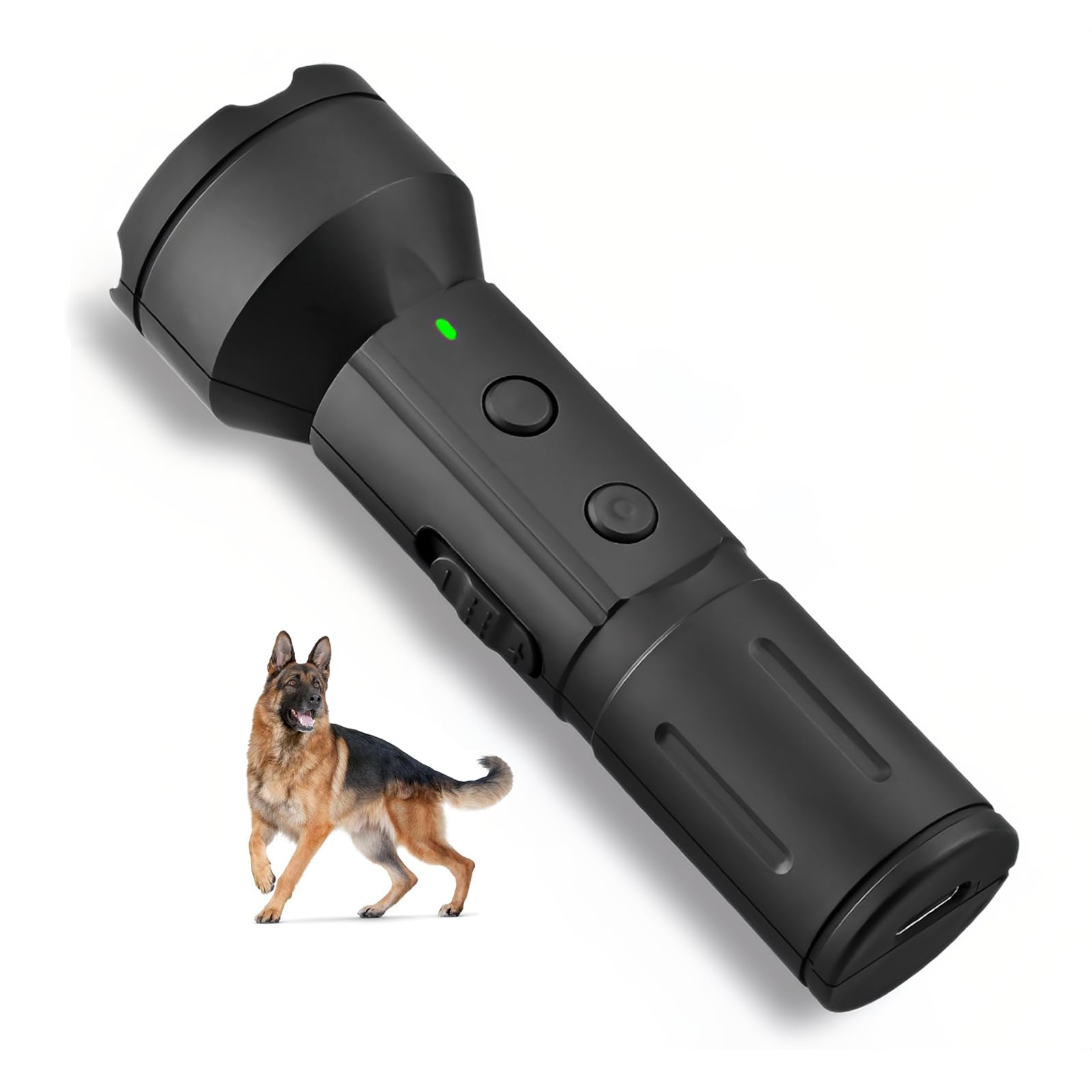 Lancoon Ultrasonic Anti Barking Device with Flashlight Mode 3 Adjustable Frequencies Dog Repeller Behavior Training for Small Medium Large Dogs Indoor Outdoor