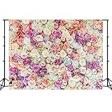 🌺【Uso útil】Patrón floral Fotografías de fondo de fondo para bodas, decoración de fiestas, recién nacido, niños, bebé y fotografía de producto, retrato de tiro, tiro profesional de estudio, transmisión en vivo, video de fondo o espectáculo. El tejido de backdrop de patrón floral es muy adecuado para la escena de la boda de la novia, puede crear un ambiente romántico