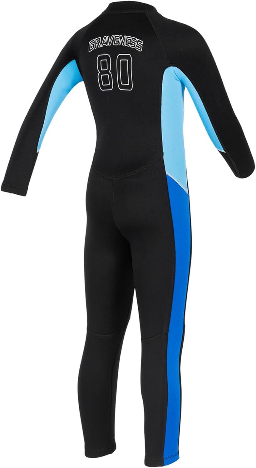 Kaerm Boys Full Body Swimsuit Wetsuit Kids Surfing Diving Bathing Suit in Cold Water Swimwear