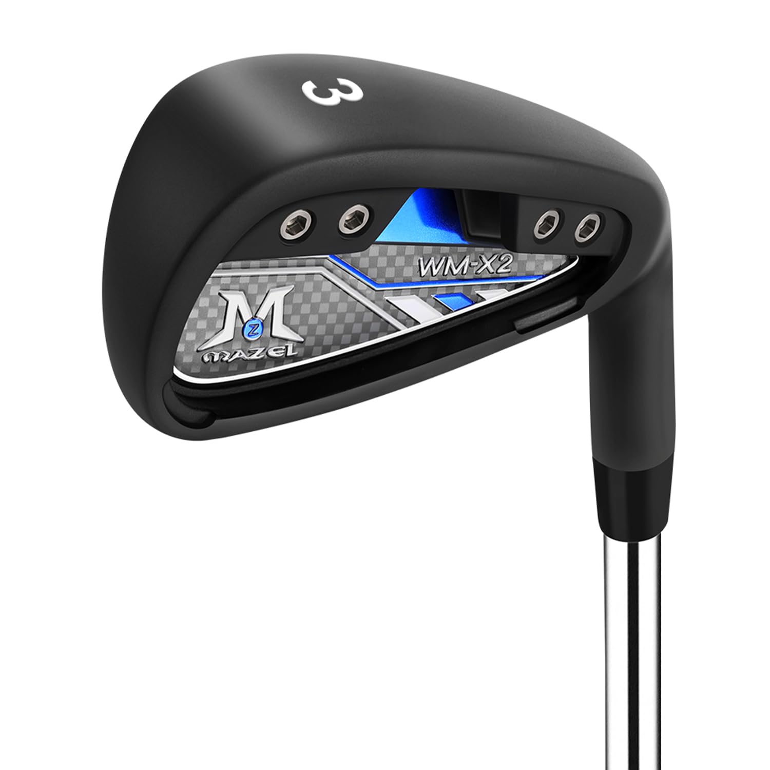 MAZEL WM-X1/2 Individual Men Golf Club Irons 1,2,3,4,5,6,7,8,9,Pitching Wedge,Approach Wedge,Sand Wedge with Graphite/Steel Shafts for Right Handed