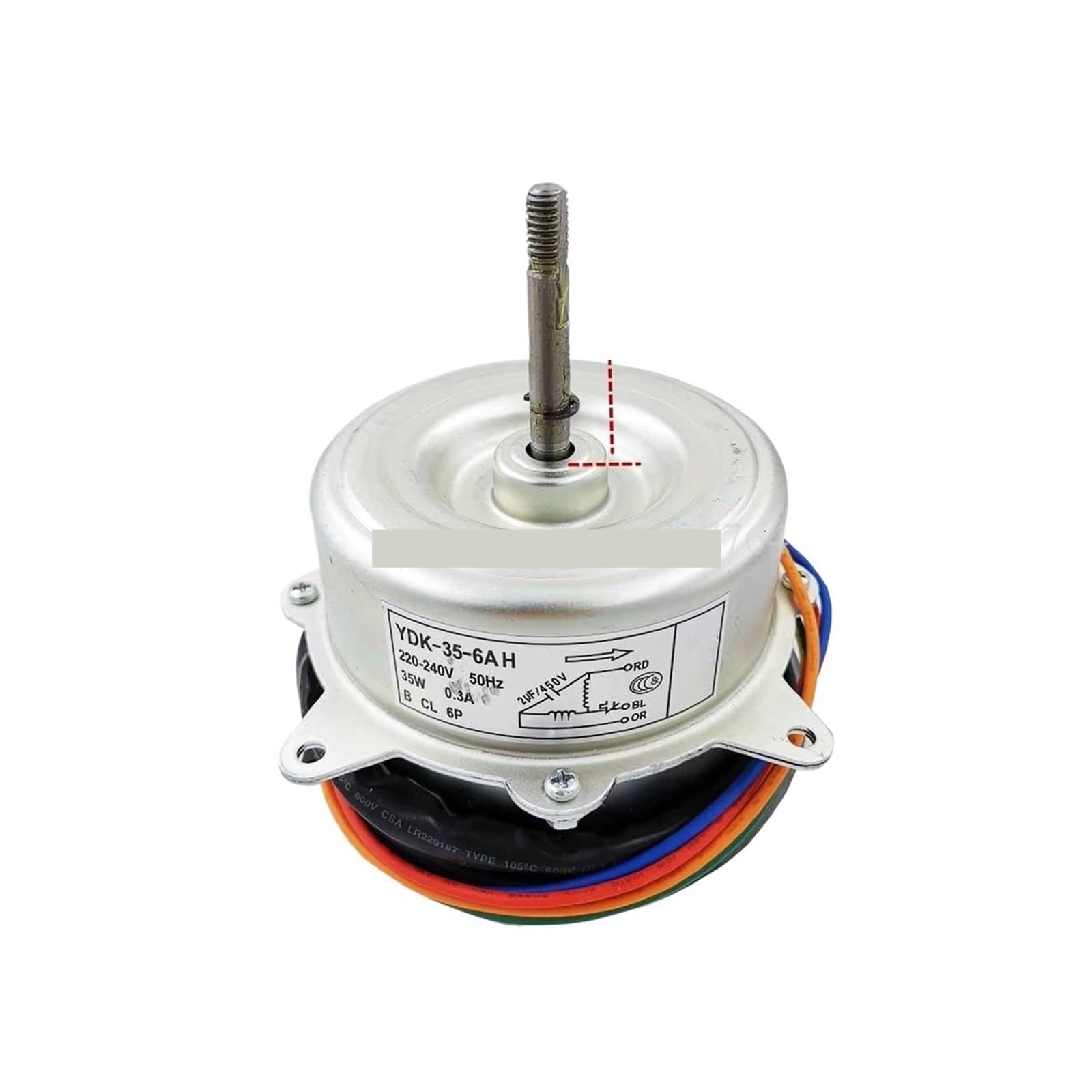 Moteur de ventilateur YDK-35-6A silencieux et haute performance pour climatiseur