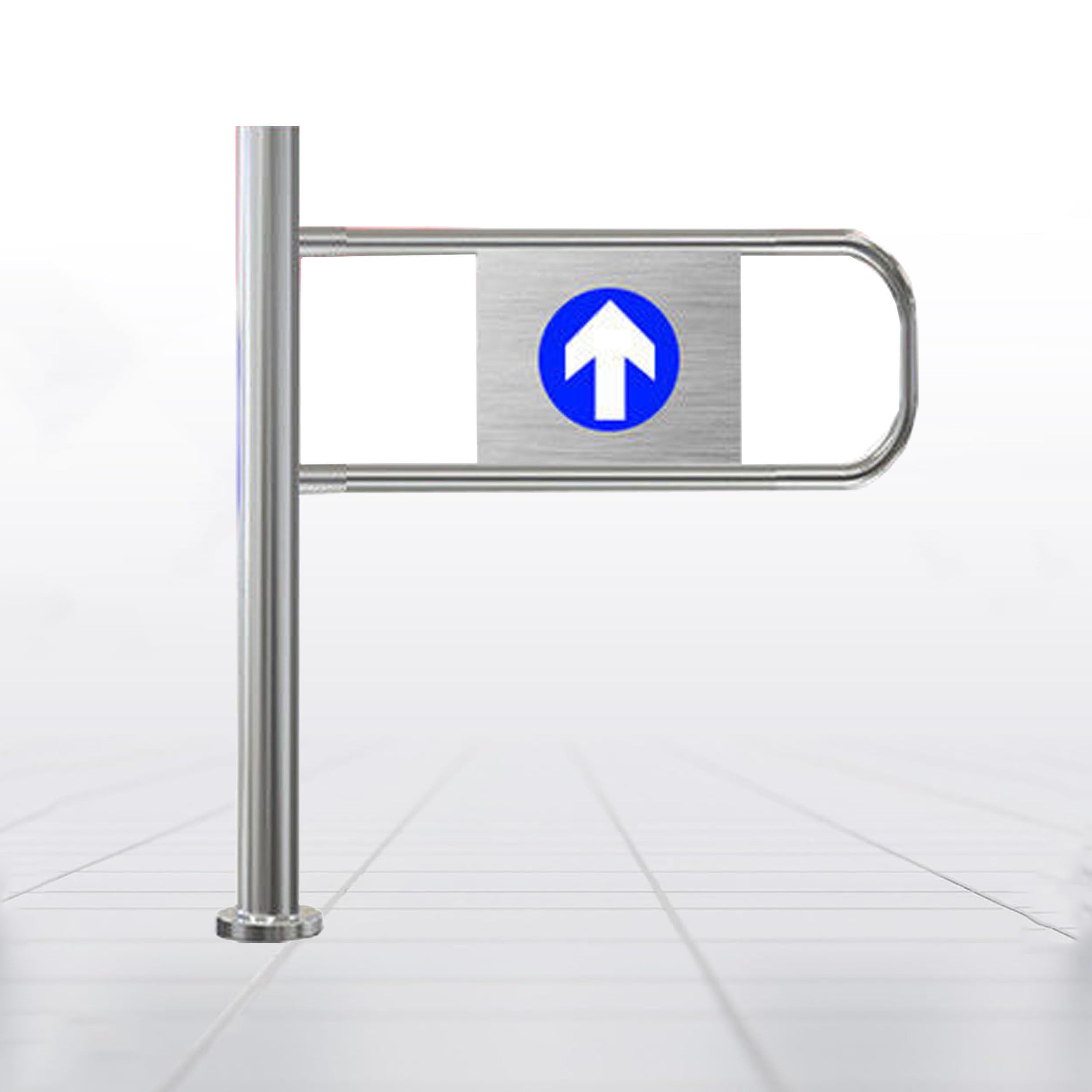 SGKOMN Universal Automatic Swing Gate for Supermarkets & Warehouses - Metal Safety Entrance Gate for Libraries & Shopping Malls, Left Door - 70x100cm, Self-Closing Design, Leftdoor-90 * 100cm