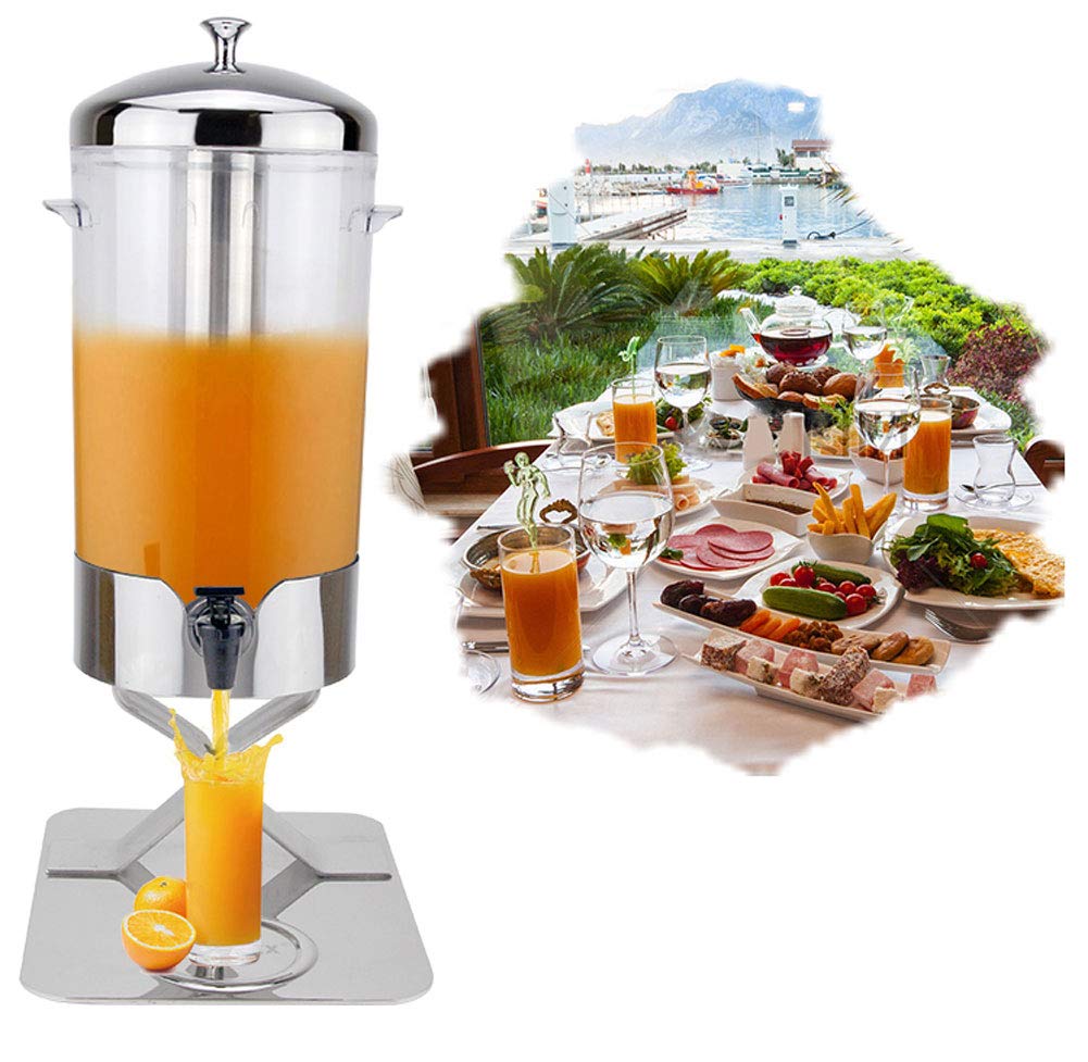 Dozownik napojów komercyjny dozownik soku ze stali nierdzewnej, mrożony zimny napój owocowy, woda, mleko, dozownik napojów, na imprezę w formie bufetu, do domu, biura