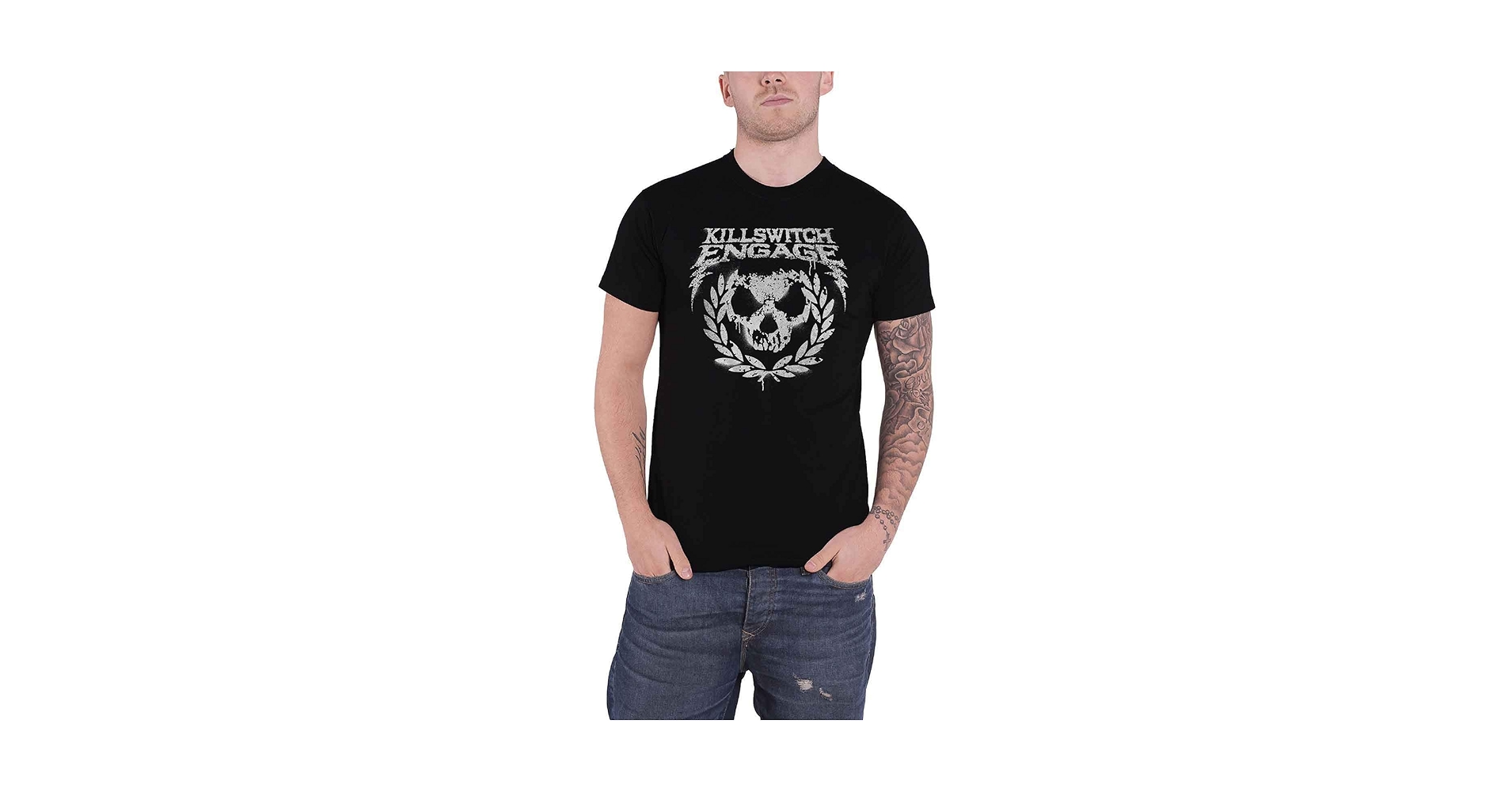 KILLSWITCH ENGAGE ヘビメタ Tシャツ Killswitch Engage T Shirt Skull Spraypaint Band Logo New
