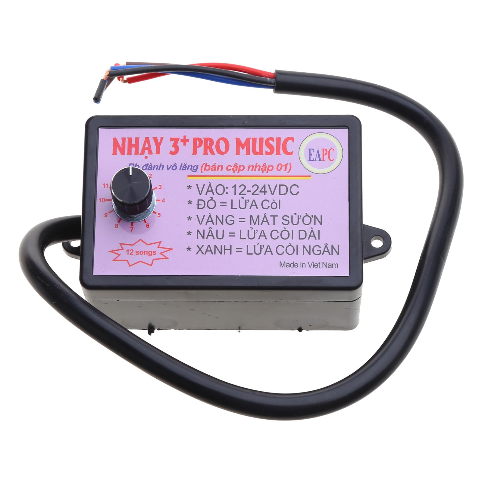 GRABLOOM Multi Functional Car Horn Music Controller Speaker Sound Control Unit for Automobile Truck Horns Switch Sounds Car Control Switch with Sound