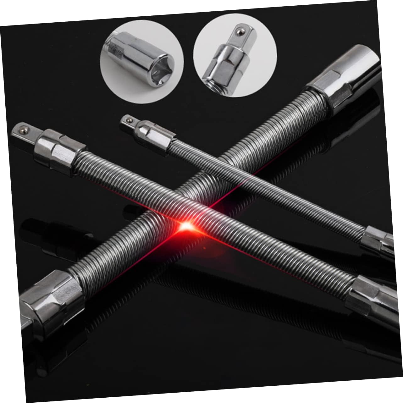 ARTIBETTER 6pcs Spring Steel Bit Rods Flexible Electric Drill Extensions for Enhanced Drilling Efficiency Connection Shafts for Electronic Tool Parts Easy Installation