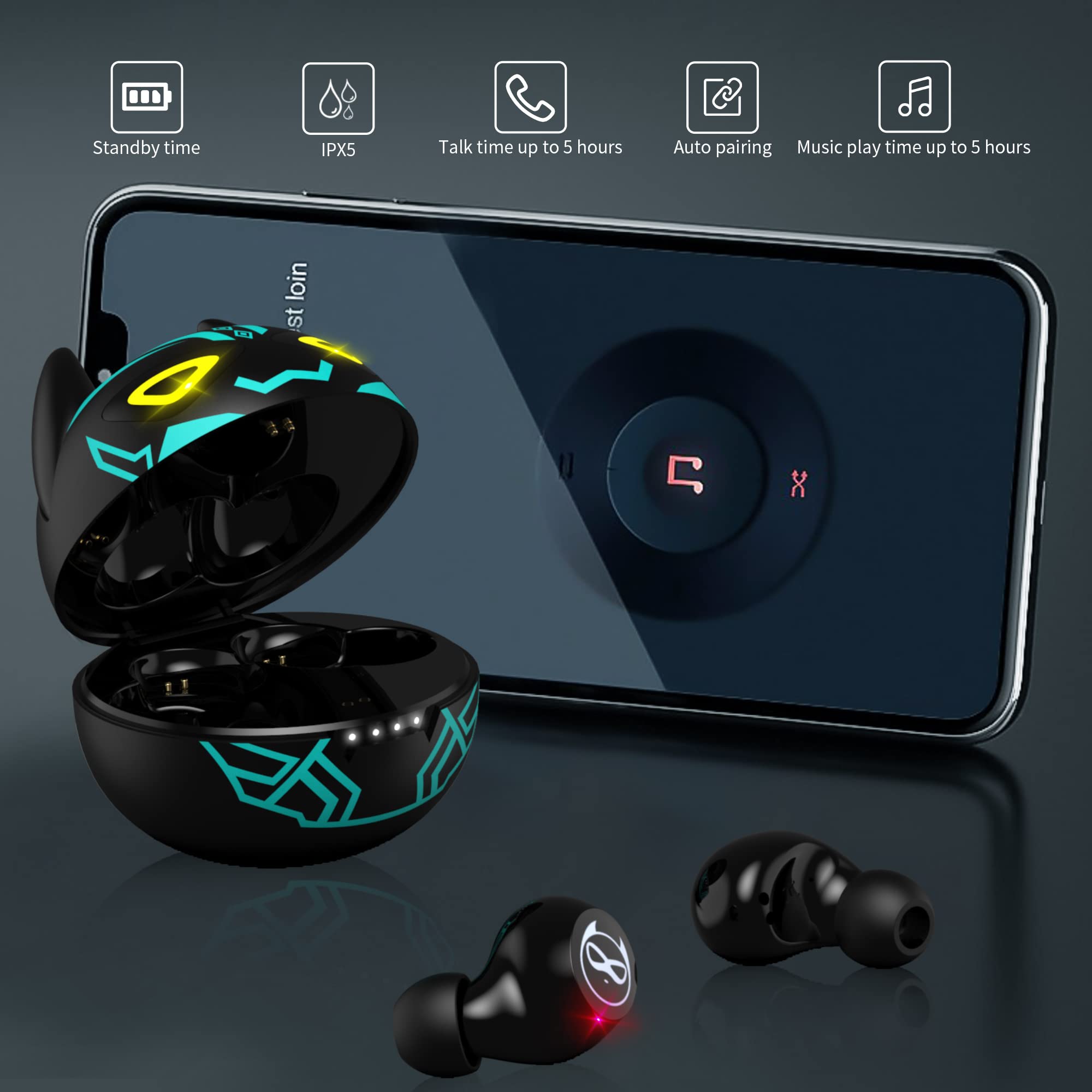 になる Togetface Kids Bluetooth Earphones Pink Wireless Kids Earbuds