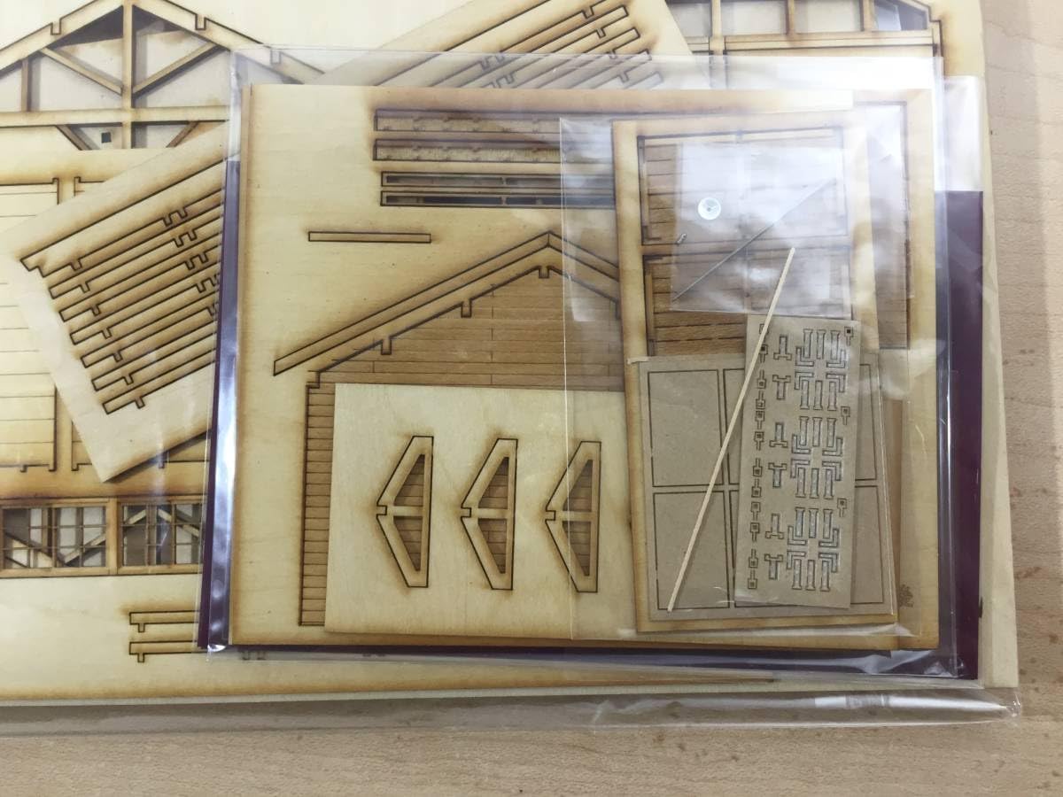 ○新品未開封品！ モデルワーゲン HOeゲージ 助六の2線機関庫 トータルキット ○新品未開封品！ モデルワーゲン HOeゲージ 助六の2線機関庫 トータル