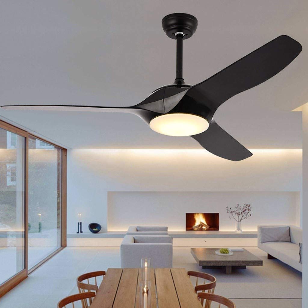 LED Modern Industrial Ceiling Fan Light 