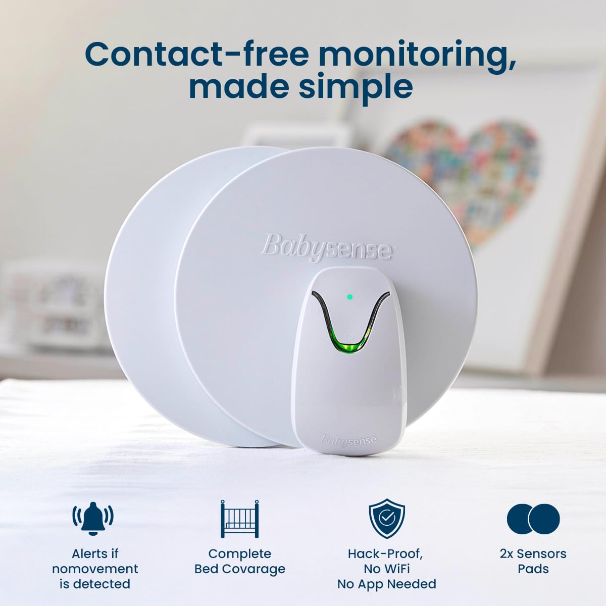 Amazon.com: Babysense 7 Baby Sleep Movement Monitor for Newborn