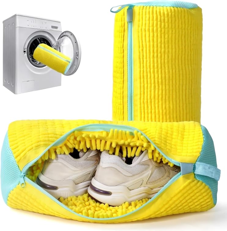 Primechoice Shoe Wash Bag for Washing Machine | Sneaker Laundry Bag with Zipper | Sports & Protective Laundry Organizer for Trainers, Sneakers-image-39