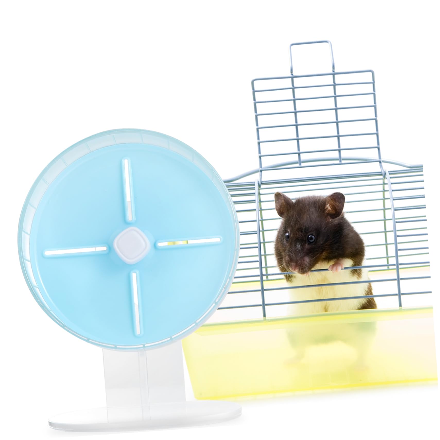 ERINGOGO 1pièce Roues Exercice Silencieuses pour Hamsters avec Base Jouet pour Petits Animaux Favorise Exercice