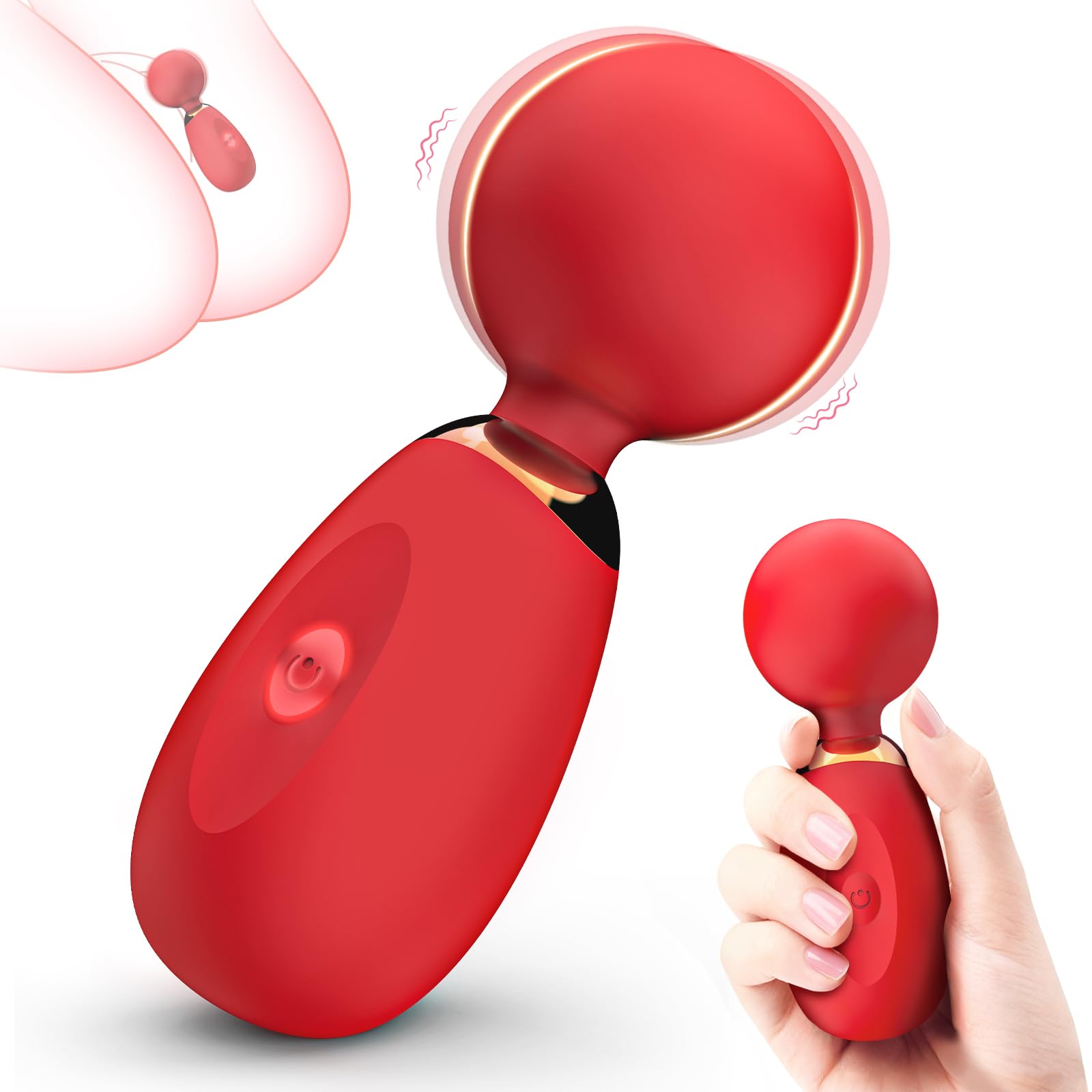 Vibrator Wand Sex Toys Women Mini Vibrator Clitoral Stimulator with 10 Vibration Modes Adult Toys for Women Vibrating