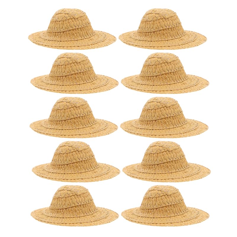 Chapeau de paille miniature de 7 cm pour vos projets de photographie