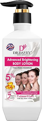 TXA+NIACINAMIDE 5% Advanced Body Lotion -500ml | 5% Niacinamide, UV Ray Protection, Results in 7 Days, Fairness Expert, All Skin Types