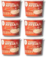 Mingau de Aveia Cranberry com Quinoa Sem Açúcar, Sem Glúten, Sem Leite e Vegano - 06 UNIDADES (pronto em 05 minutos)