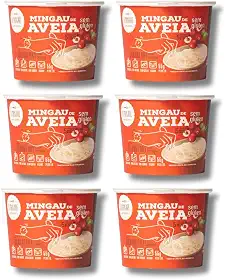 Mingau de Aveia Cranberry com Quinoa Sem Açúcar, Sem Glúten, Sem Leite e Vegano - 06 UNIDADES (pronto em 05 minutos)