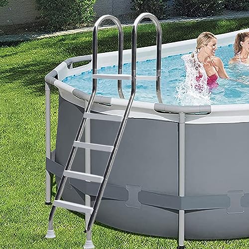 Escalera para piscina acero inoxidable 304 52 pulgadas 4 pasos miniatura 1