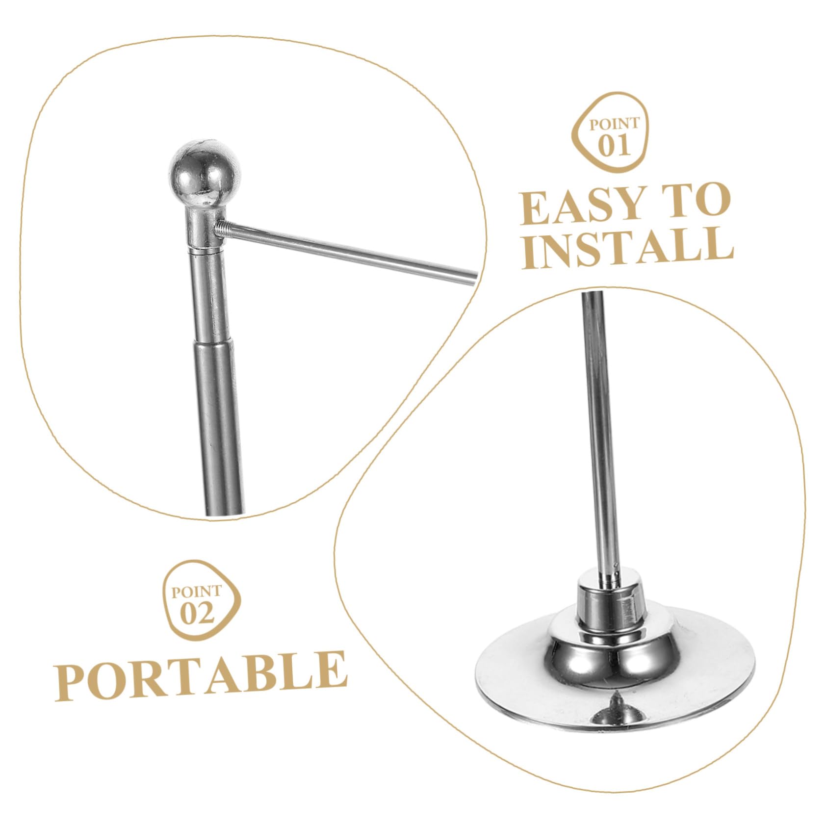 HOMSFOU 5stücke Desktop Flagpole Stabile Tischflaggenhalterung Aus Metall Für Verschiedene Flaggenarten Für Büro Veranstaltungen Und Dekoration