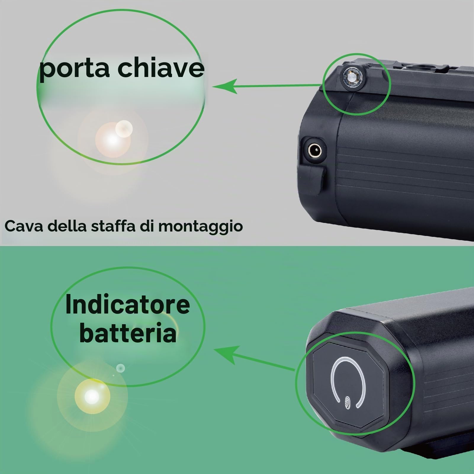 Ebike batteria 36V 48V 24V mini bottiglie di ricambio batteria bere bottiglie bicicletta kit di conversione batteria (36V 11Ah)