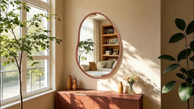 Amazon.com: Artloge Irregular Wall Mirror Asymmetrical: Abstract