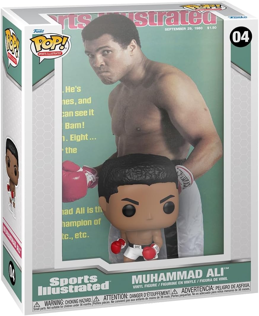Pop Sports Illustrated Cover: Boxing - Muhammad Ali - Sports Illustrated W2 - Collectable Vinyl Figure - Gift Idea - Official Merchandise - Toys for Kids & Adults
