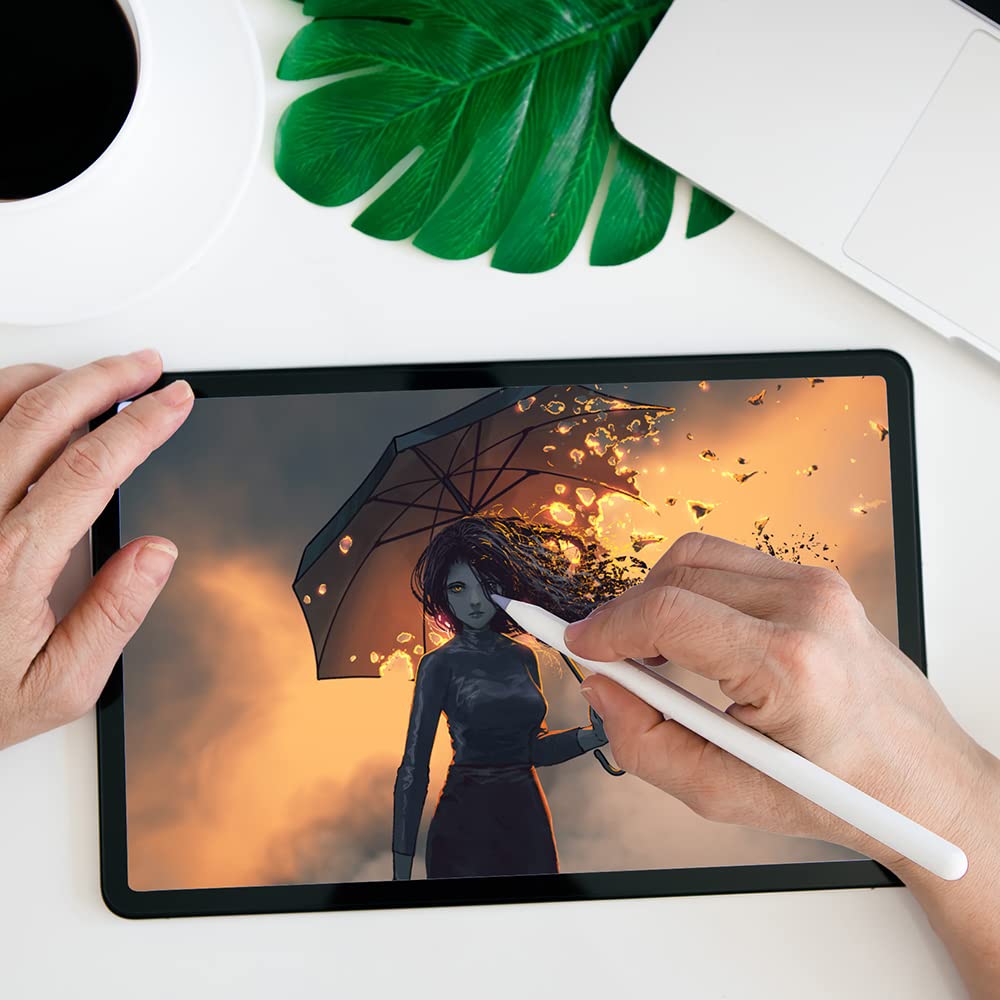 flintronic Końcówki kompatybilne z ołówkiem Apple iPad Pro, 6-pak końcówek zamiennych do Apple Pencil 2. generacji i 1. generacji, końcówki wymienne do iPada Pro iPencil, Morandi