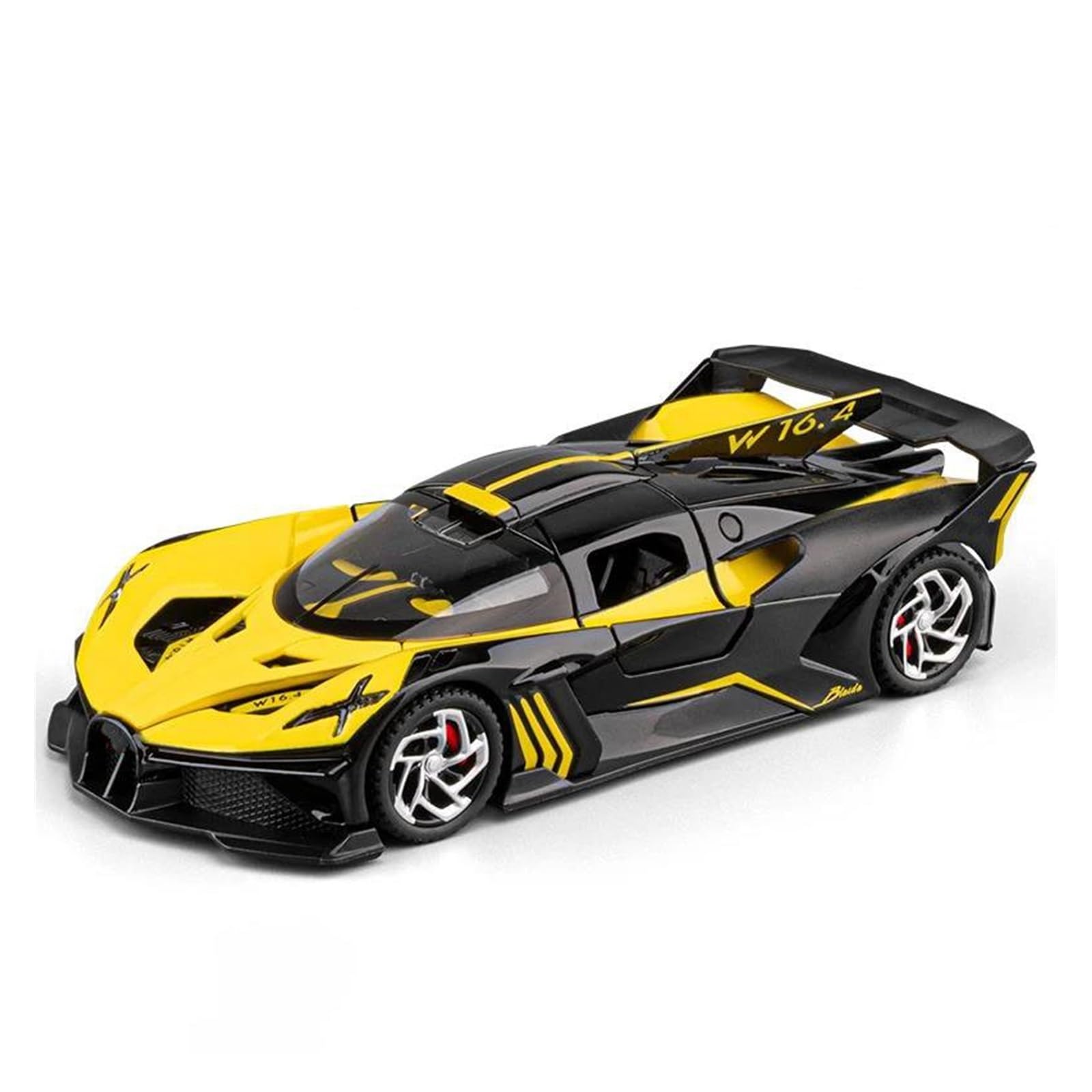 Mocalux Yellow Scale Die-Cast Model Car For Bugatti For Bolide Diecast Model Car