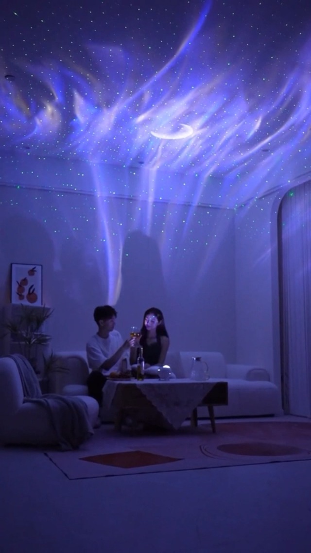 CAIYUE Lampada Proiettore Stelle, squisita luce notturna per bambini, Proiettore Stellare con