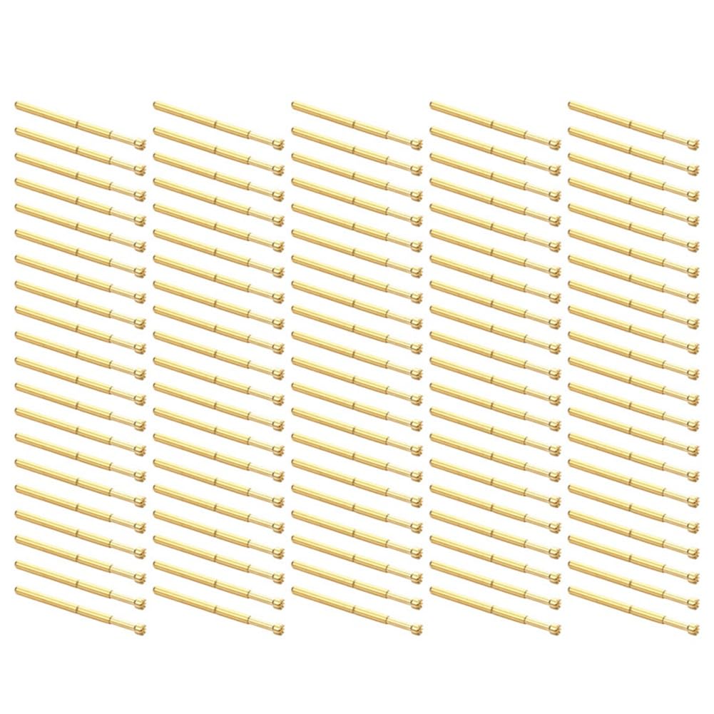 Xnuiasqe Spring Test Pin Pogo Pin Probe Pa125-H Needle Probe 9-Claw Test Probe Test Probe P125-H2 Brass Material