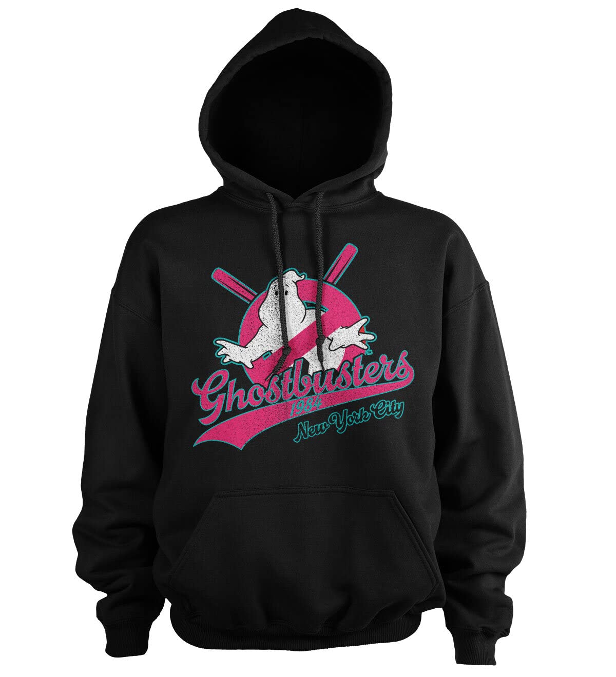Ghostbusters Officially Licensed New York City Hoodie (Black), Small