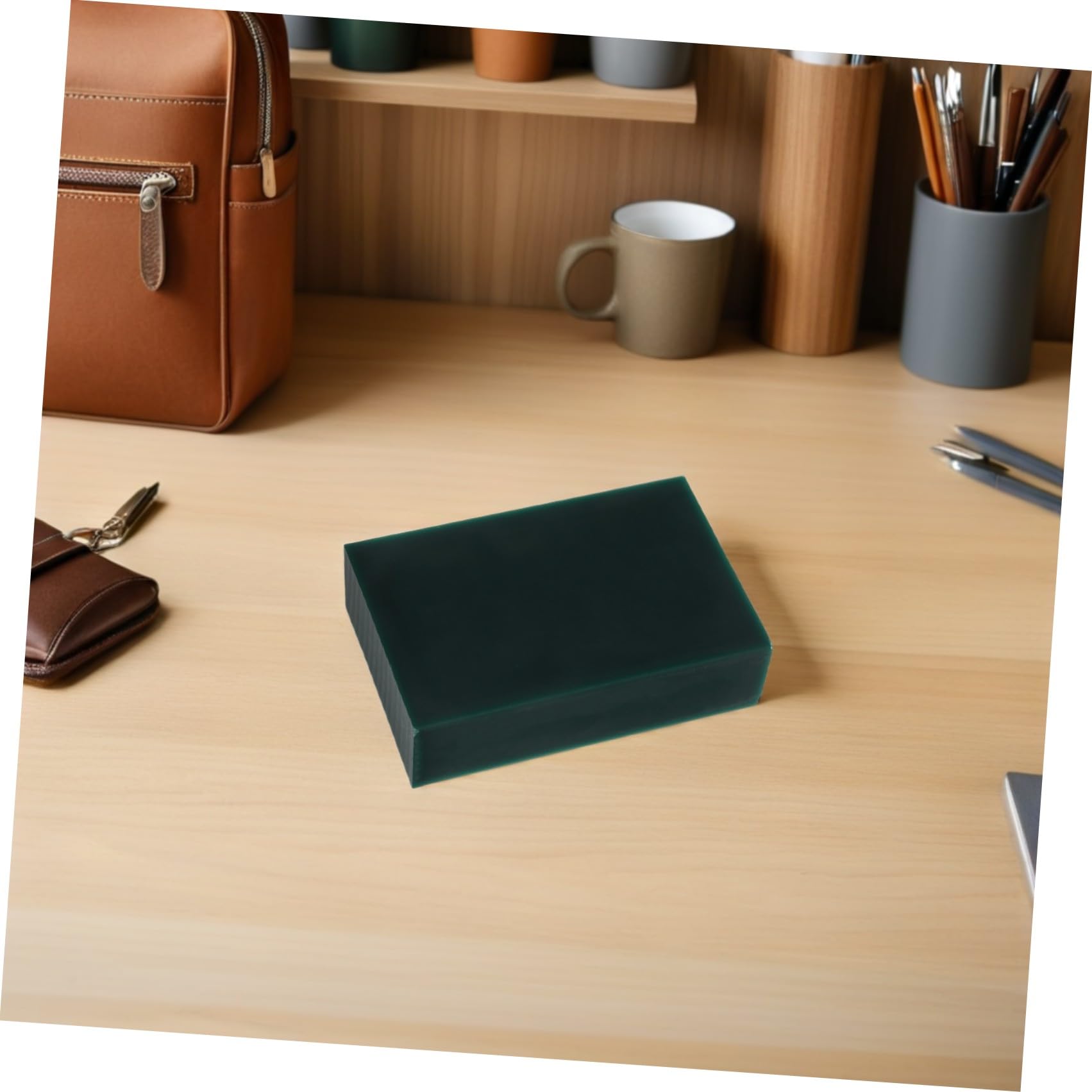 Blocco di Cera per Intaglio Gioielli Materiale per Stampaggio Facile da Modellare Verde per Creazione Prototipi e Fai-da-Te Gioielli