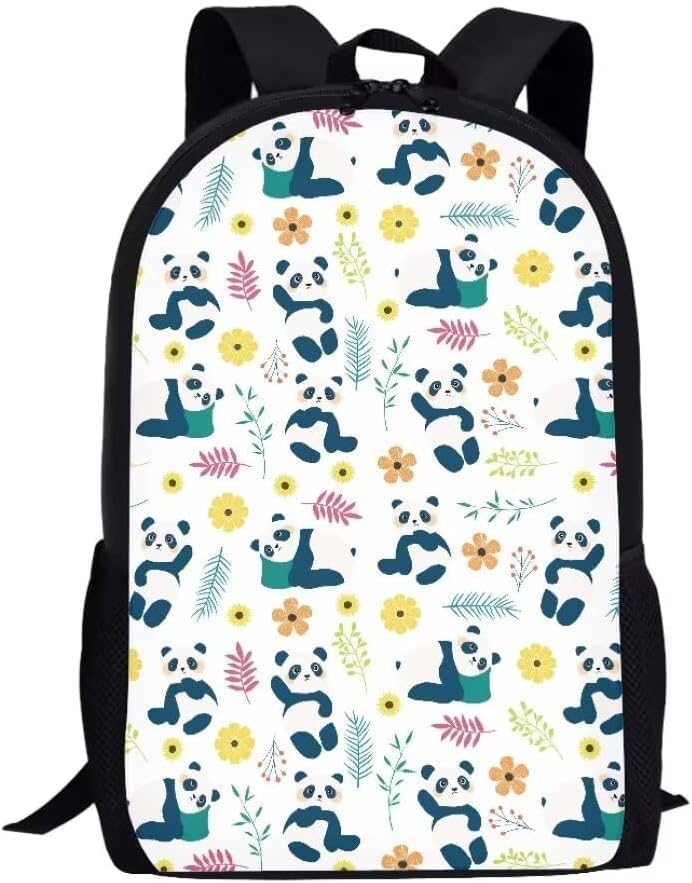 16in Lightweight Travel Backpack Panda Casual Daypack for Outdoor Enthusiasts, Business Men & Women, Travel Ready Design