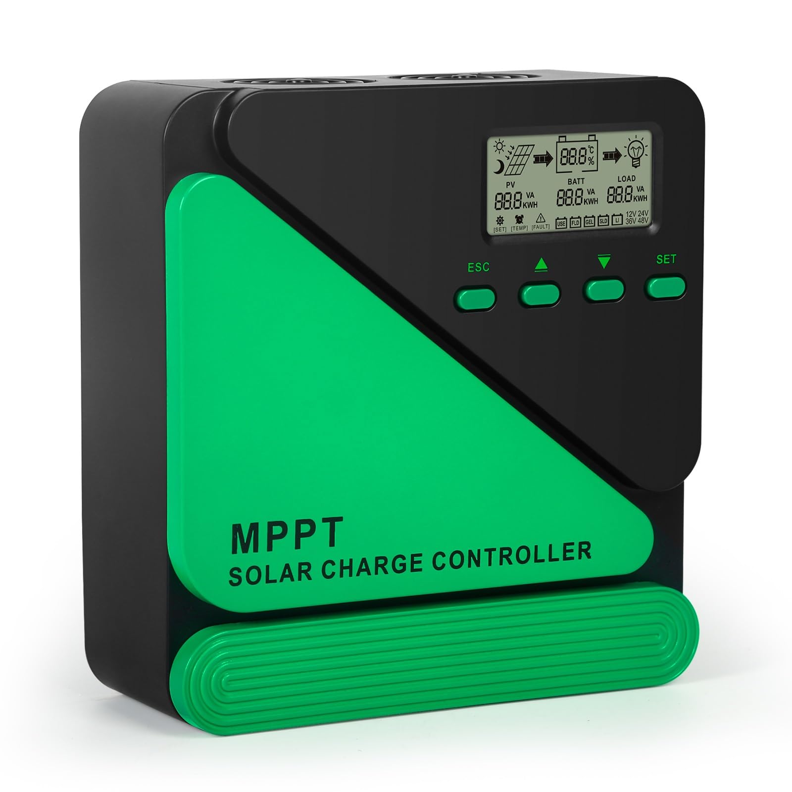 DeWin MPPT Charge Controller, MPPT Controller 40A 12V/24V MPPT Solar Charge Controller Solar Panel Regulator for Sealed and Lithium Battery