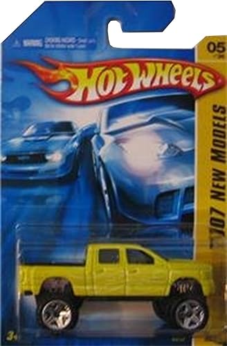 Mattel Hot Wheels 2007Nuevos modelos 1 64Escala Amarillo Dodge Ram 1500Die Cast Car  005