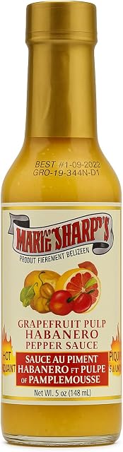 Marie Sharp Grapefruit Pulp & Habanero Hot Sauce – Bright Citrus Heat (148 ml)