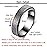 Anxiety Ring for Women Fidget Spinner Ring Fidget Toys Adults Titanium Stainless Steel Thumb Ring 6mm Wide Black Size 6