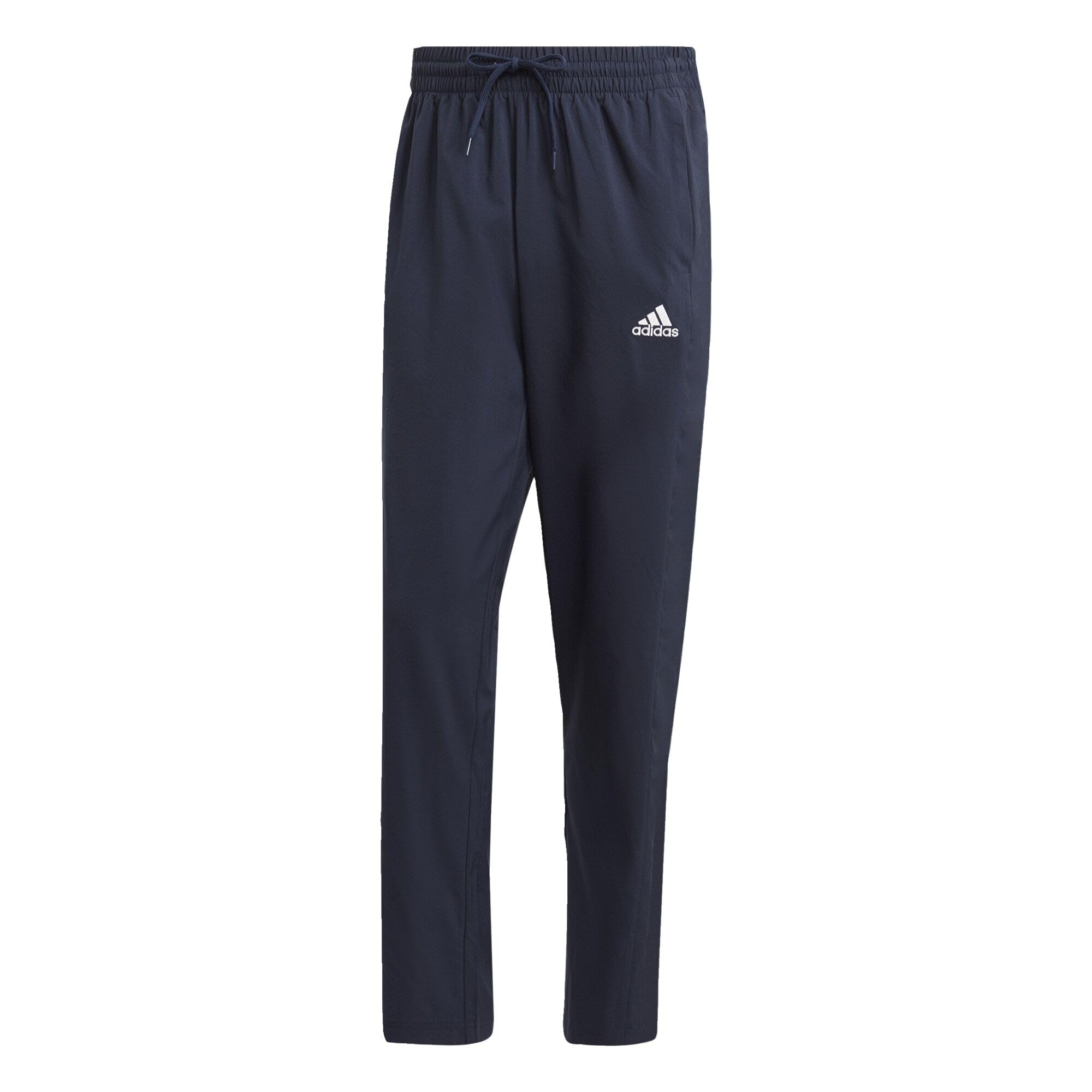 adidas Men's AEROREADY Essentials Stanford Open Hem Embroidered Small Logo Pants, Legend Ink, S