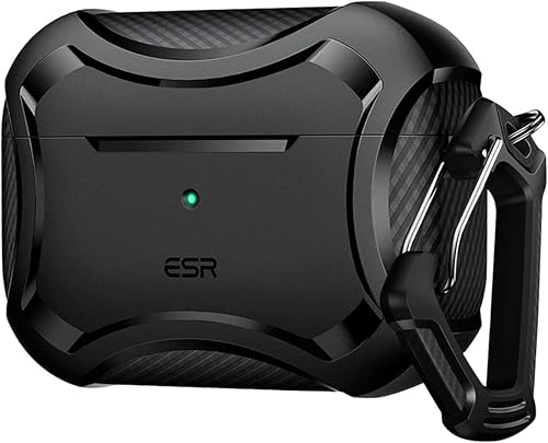 SaharaCase Cyber Armor - Funda para Apple AirPods Pro 2 (2 generación) Robusta protección de cuerpo completo, agarre antideslizante, delgado con