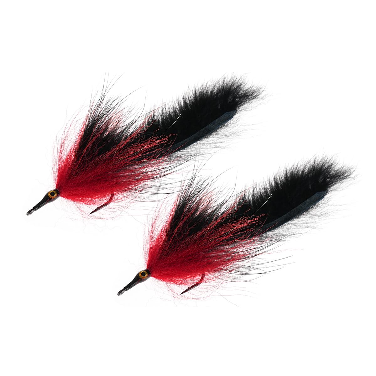 5pcs Pike Bunny Streamer Rabbit Strip Zonker Fly Barbed Aberdeen Fish Hook Bass Steelhead Musky Fishing Lures