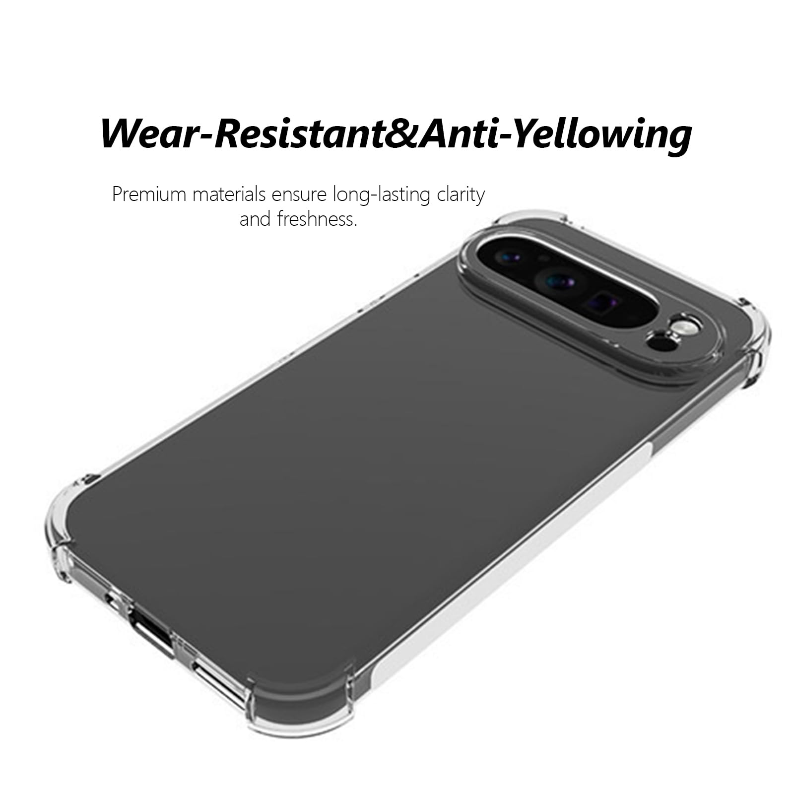 TailTech Case for Google Pixel 9 Pro XL Case Google Pixel 9 Pro XL Phone Case, Transparent TPU - Image 4